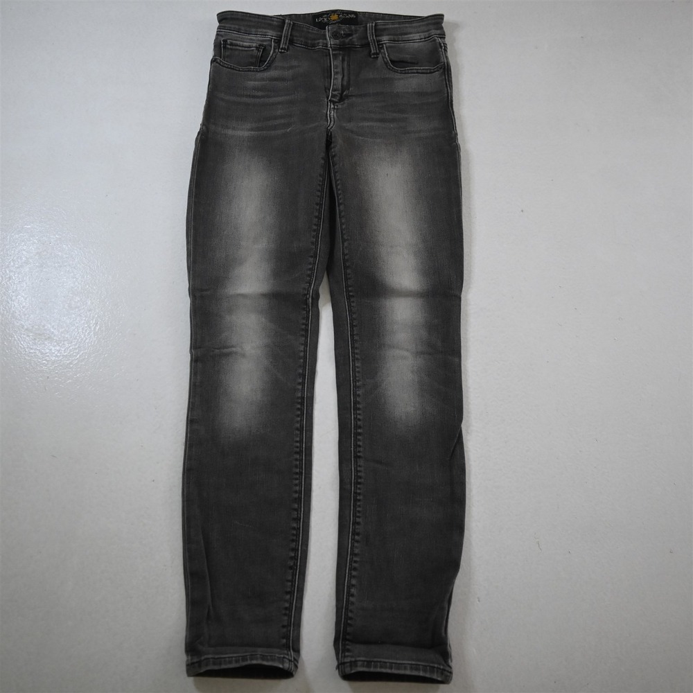 Lucky Brand 4 / 27 Ava Skinny‎ Gray Stretch Denim Womens Jeans